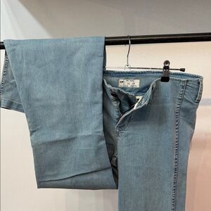 Free People Blue bell bottom Jeans